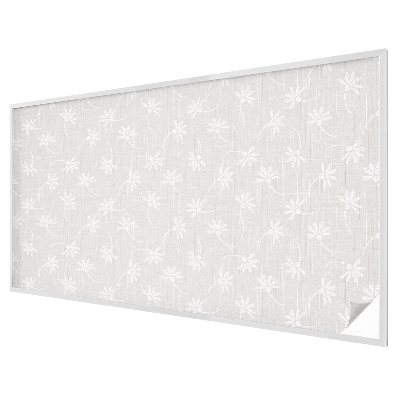 Melkglas folie met glas in lood effect Bloemenpatronen