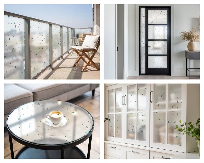 Privacy folie raam Verspreide elementen