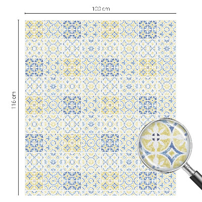 Zelfklevende raamfolie glas in lood Klassieke tegels