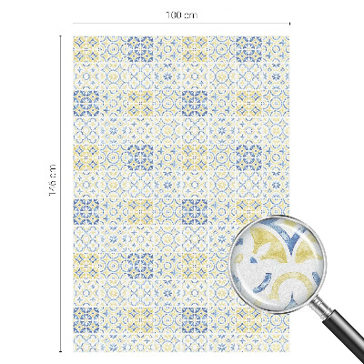 Zelfklevende raamfolie glas in lood Klassieke tegels