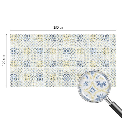 Zelfklevende raamfolie glas in lood Klassieke tegels