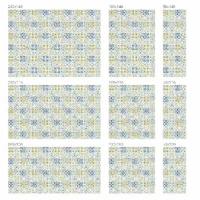 Zelfklevende raamfolie glas in lood Klassieke tegels