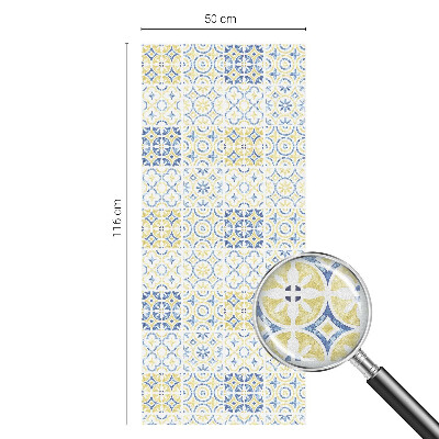 Zelfklevende raamfolie glas in lood Klassieke tegels