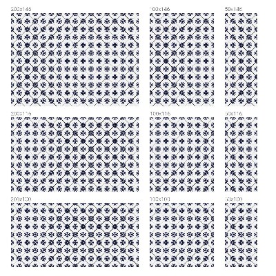 Zelfklevende raamfolie glas in lood Plantenmotief