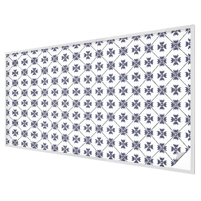 Zelfklevende raamfolie glas in lood Plantenmotief