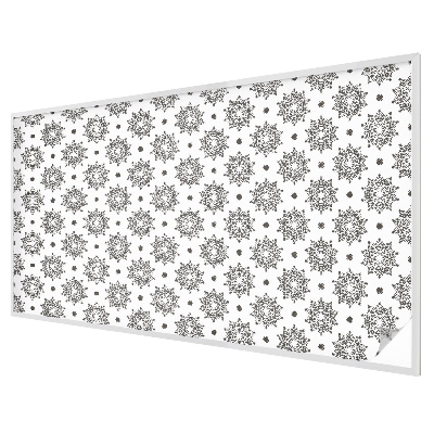 Zelfklevende raamfolie glas in lood Klassieke rozetten