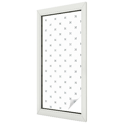 Privacy folie raam Geometrische kruisen
