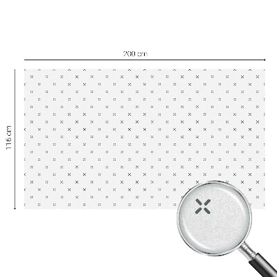 Privacy folie raam Geometrische kruisen