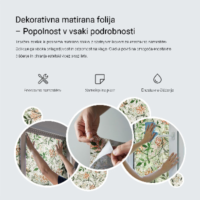 Privacy folie raam Geometrische kruisen