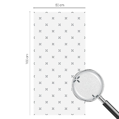 Privacy folie raam Geometrische kruisen