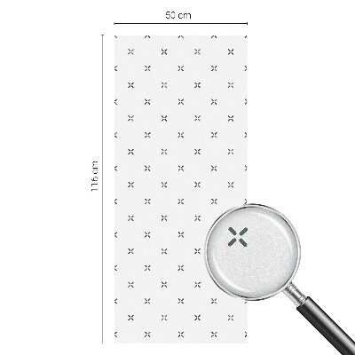 Privacy folie raam Geometrische kruisen