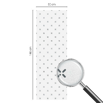 Privacy folie raam Geometrische kruisen