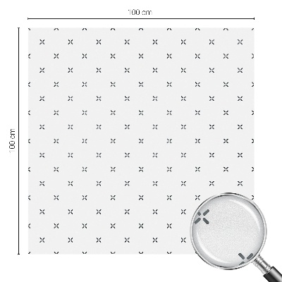 Privacy folie raam Geometrische kruisen