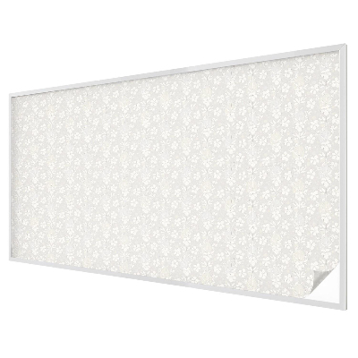 Glas in lood raamfolie Subtiele bloemen