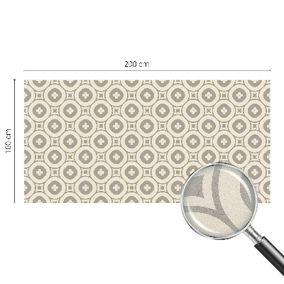 Glas in lood folie voor raam Geometrische patronen