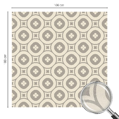 Glas in lood folie voor raam Geometrische patronen