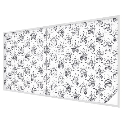 Glas in lood raamfolie Bladrijke elegantie