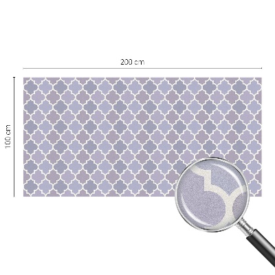 Melkglas folie met glas in lood effect Geometrische patronen