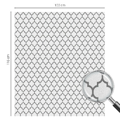 Glas in lood folie voor raam Geometrisch patroon