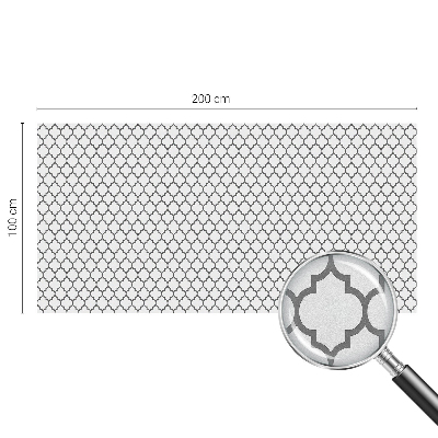 Glas in lood folie voor raam Geometrisch patroon