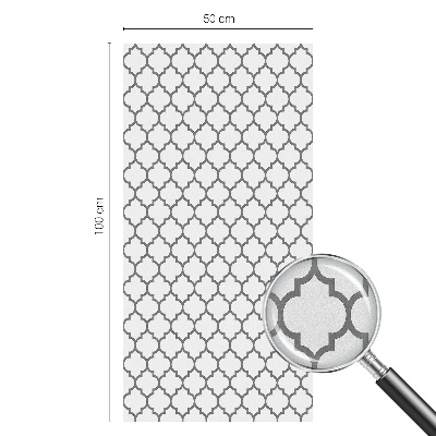 Glas in lood folie voor raam Geometrisch patroon