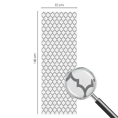 Glas in lood folie voor raam Geometrisch patroon