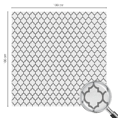 Glas in lood folie voor raam Geometrisch patroon