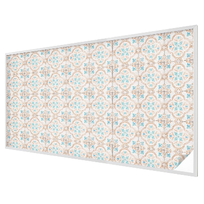 Glas in lood raamfolie Rustieke tegels