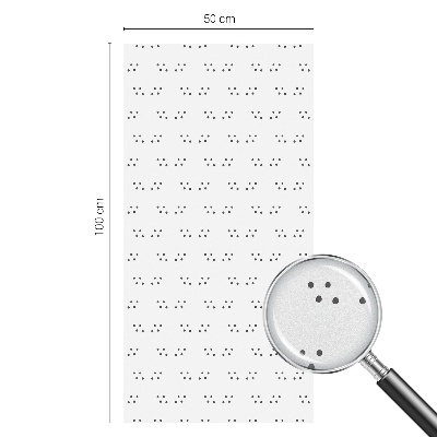 Glas in lood folie voor raam Stippenpatroon