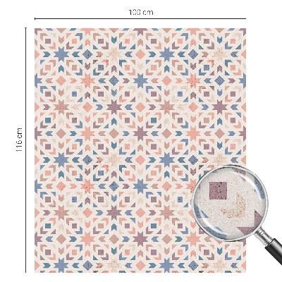Zelfklevende raamfolie glas in lood Kleurrijke patronen