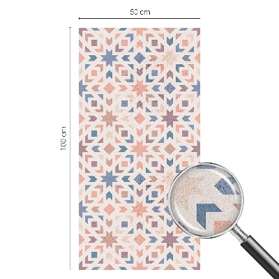 Zelfklevende raamfolie glas in lood Kleurrijke patronen