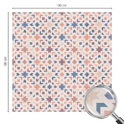 Zelfklevende raamfolie glas in lood Kleurrijke patronen