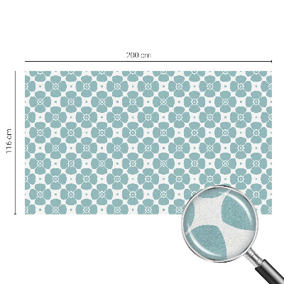 Glas in lood folie voor raam Bloemensymmetrie