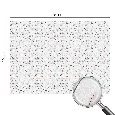 Glas in lood raamfolie Plantenbladeren