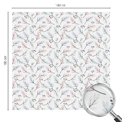 Glas in lood raamfolie Plantenbladeren