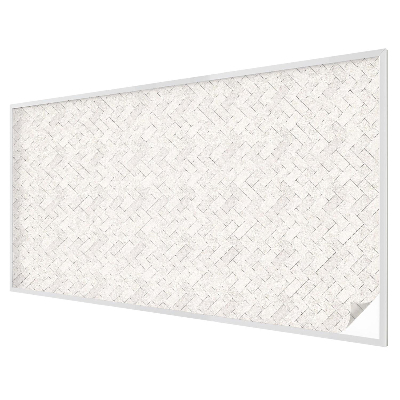 Melkglas folie met glas in lood effect Visgraatmotief