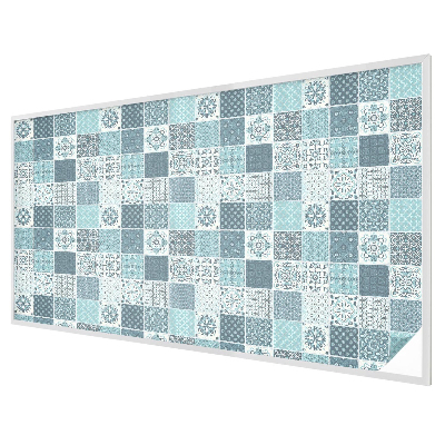 Zelfklevende raamfolie glas in lood Boho tegels