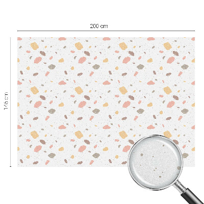 Glas in lood folie voor raam Abstracte terrazzo