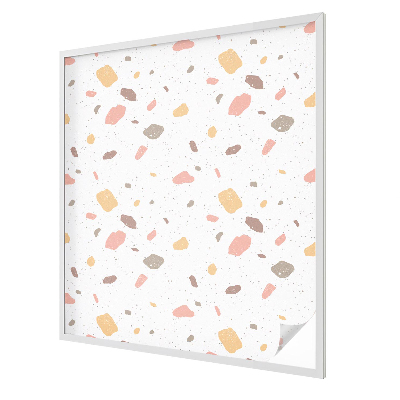 Glas in lood folie voor raam Abstracte terrazzo