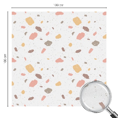 Glas in lood folie voor raam Abstracte terrazzo