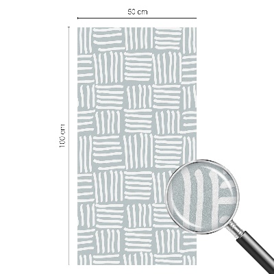 Glas in lood raamfolie Dynamisch patroon