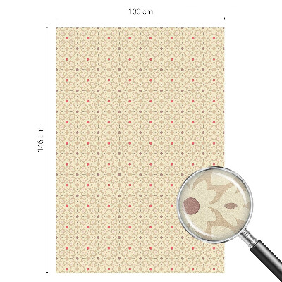 Zelfklevende raamfolie glas in lood Bloemenpatronen