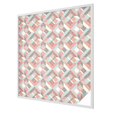 Glas in lood folie voor raam Geometrische ruiten