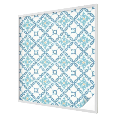 Zelfklevende raamfolie glas in lood Klassieke symmetrie