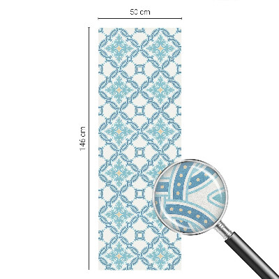 Zelfklevende raamfolie glas in lood Klassieke symmetrie