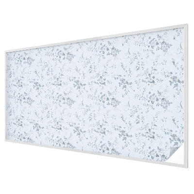 Glas in lood folie voor raam Subtiele bloemen