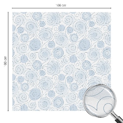 Privacy folie raam Spiraalpatronen