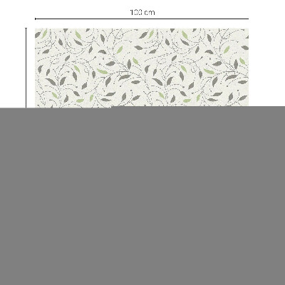 Glas in lood raamfolie Bladeren van scheuten