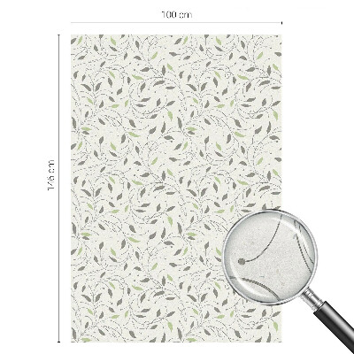 Glas in lood raamfolie Bladeren van scheuten