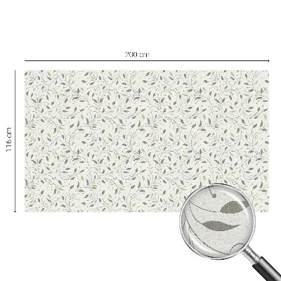 Glas in lood raamfolie Bladeren van scheuten